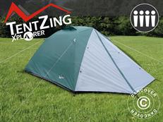 Tenda da campeggio TentZing Explorer 4 posti, Verde / grigio