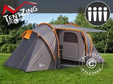 Tenda da campeggio Familiare TentZing Xplorer, 4 posti, Arancio/Grigio
