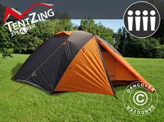 Tenda da campeggio TentZing Xplorer, 4 posti, Arancio/Grigio scuro