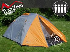 Tenda da campeggio TentZing  Xplorer, 4 posti, Arancio/Grigio